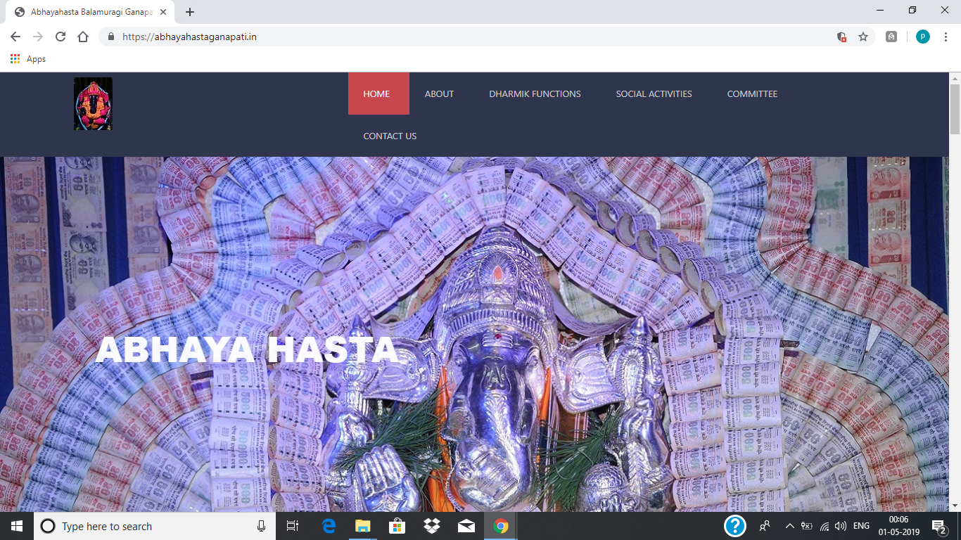 Abhayahasta Balamuri Ganesha